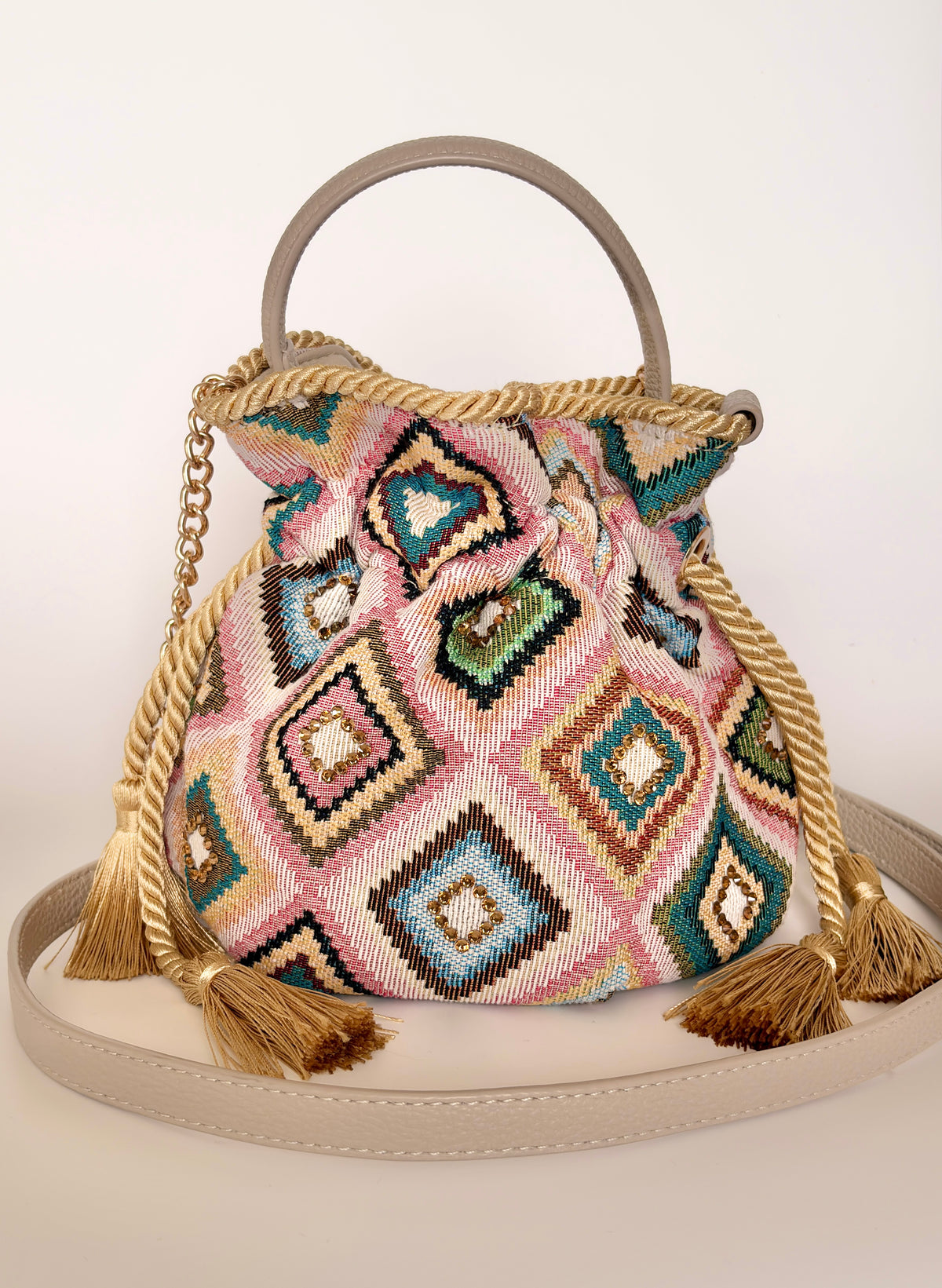 The Marquise Bucket Bag — Éclat Version