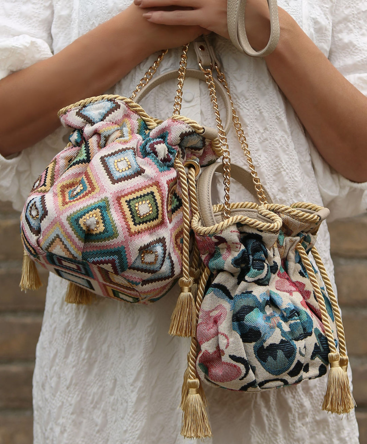 The Marquise Bucket Bag — Éclat Version